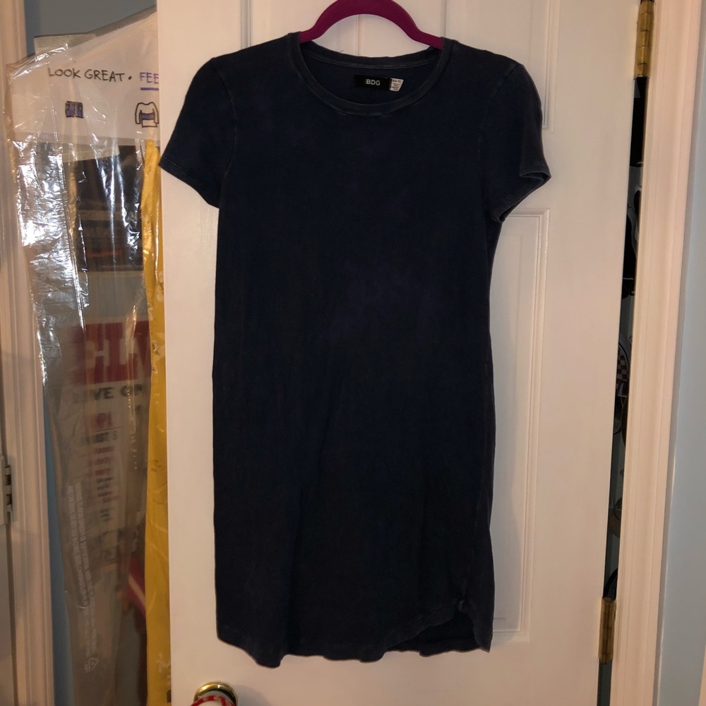 BDG Navy Blue T Shirt Dress